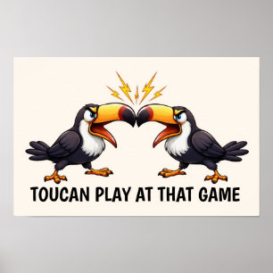 Affiche Toucan drôle