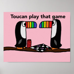 Affiche Toucan Joue Ce Jeu