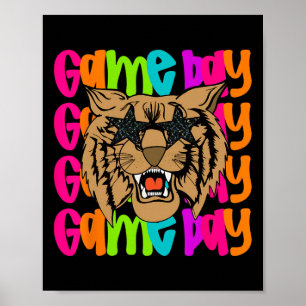 Affiche Touchdown Match de Football Américain Jour de Than