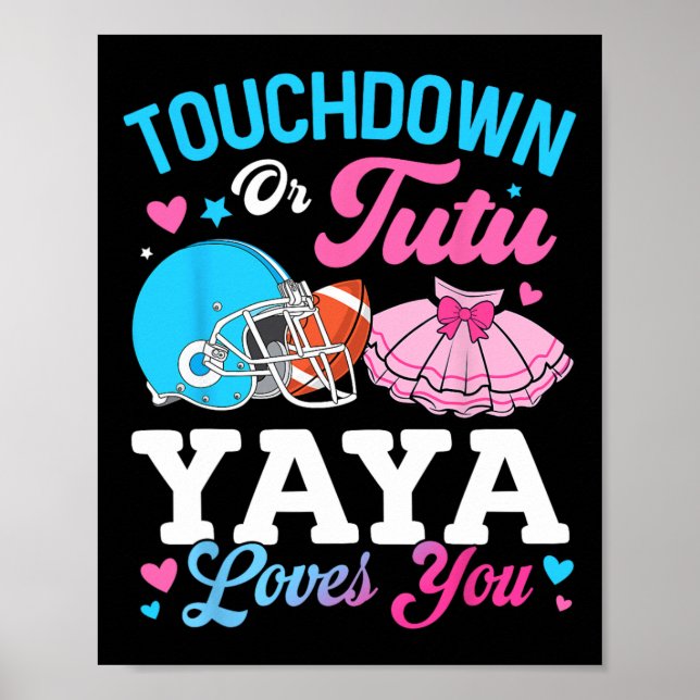 Affiche Touchdown ou Tutu Yaya vous aime Révélation de gen (Devant)