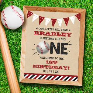Affiche Toucher Le Grand Baseball 1er anniversaire