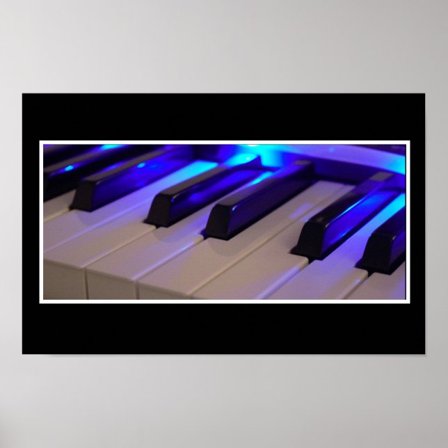 Affiche Touches de piano (Devant)