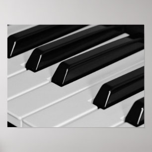 Affiche Touches de piano