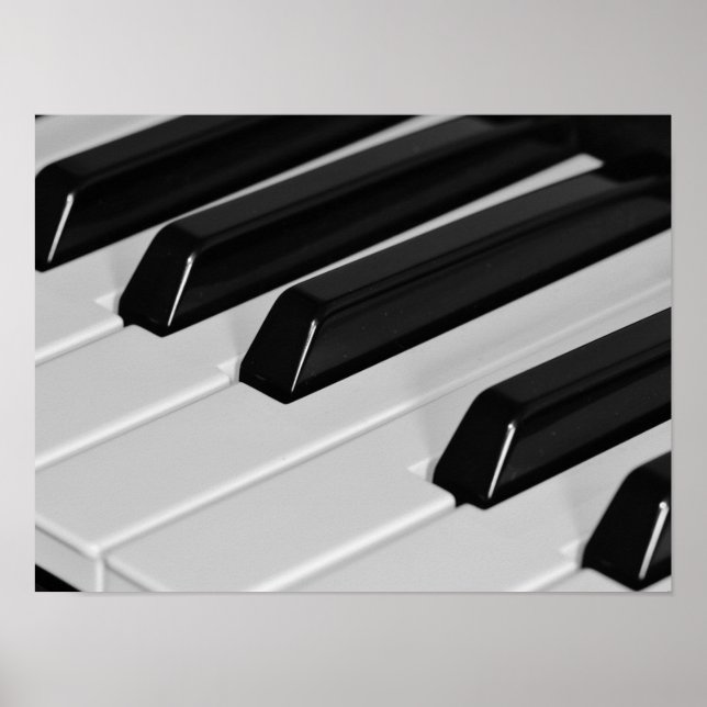 Affiche Touches de piano (Devant)