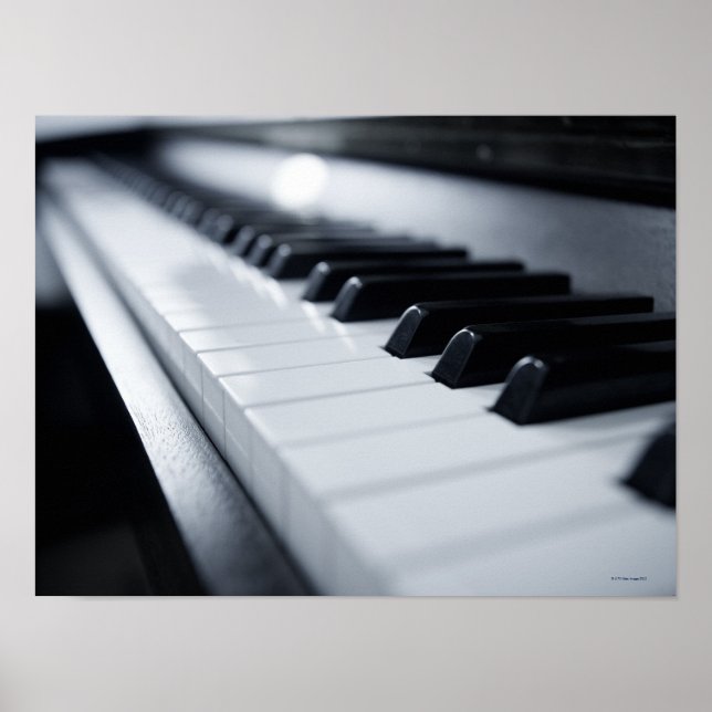 Affiche Touches de piano détaillées 2 (Devant)