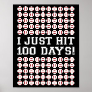 Affiche Touchez Juste 100 Jours D'École Bysell Enseignants