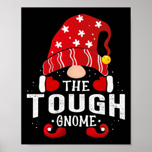 Affiche Tough Gnome Pjs De Noël Assortis Pour La Famille