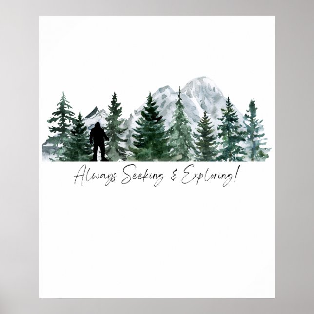 Affiche Toujours à la recherche et à la découverte de Sasq (Devant)