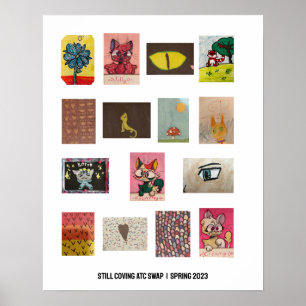 Affiche Toujours à l'écoute du swap ATC Printemps 2023 - E