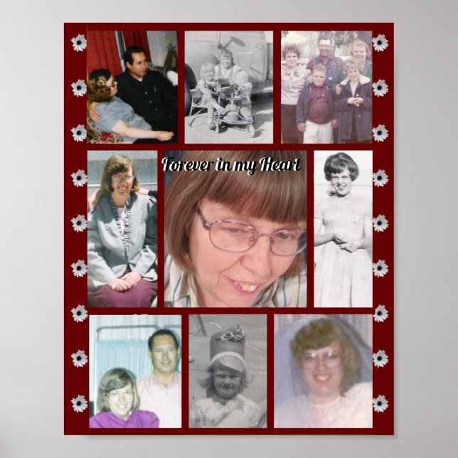 Affiche Toujours Dans Mon Coeur Neuf Photo Red Daisy (Devant)