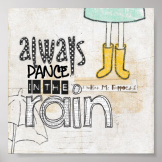 Affiche toujours danser sous la pluie