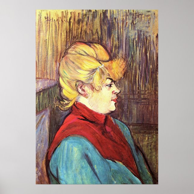 Affiche Toulouse-Lautrec - Brothel Femme 1894 (Devant)