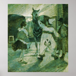 Affiche Toulouse-Lautrec - Dans les Coulisses du Cirque