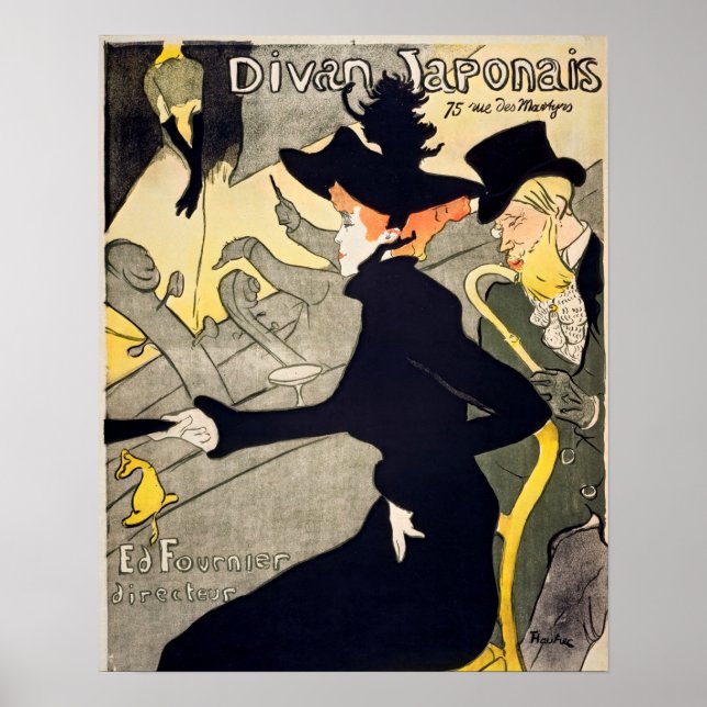 Affiche Toulouse-Lautrec - Divan Japonais (Devant)
