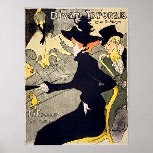 Affiche Toulouse-Lautrec - Divan Japonais