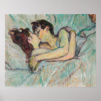 Toulouse-Lautrec - En Lit, Baiser