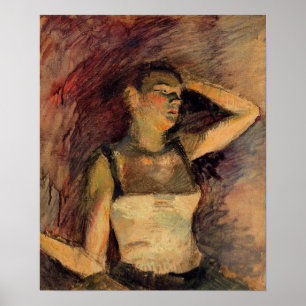 Affiche Toulouse-Lautrec - Étude D'Une Danse 1888