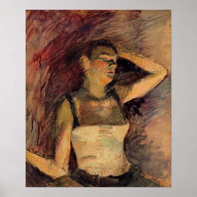 Affiche Toulouse-Lautrec - Étude D'Une Danse 1888 (Devant)