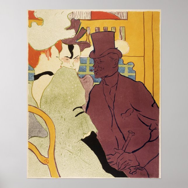 Affiche Toulouse-Lautrec - Flirt (Un Anglais) (Devant)