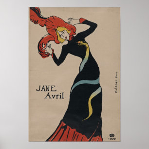 Affiche Toulouse-Lautrec Jane Avril