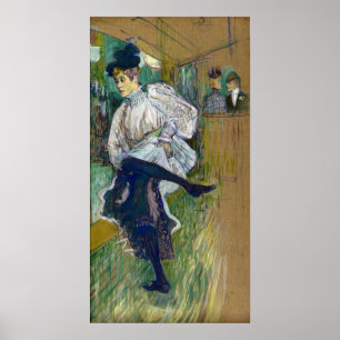Affiche Toulouse-Lautrec - Jane Avril Dancing