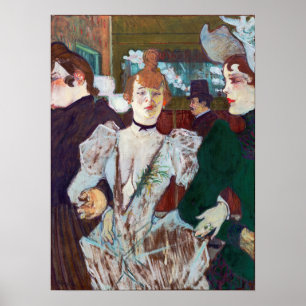 Affiche Toulouse-Lautrec - La Goulue Arrivée à la Rouge
