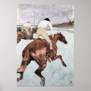 Affiche Toulouse-Lautrec - Le Jockey