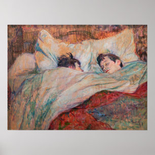 Affiche Toulouse-Lautrec - Le Lit