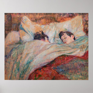 Affiche Toulouse-Lautrec - Le Lit