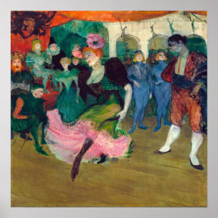 Affiche Toulouse-Lautrec - Marcelle Lender, dansant le Bol