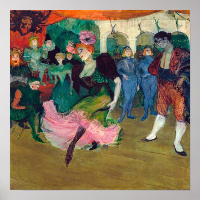 Affiche Toulouse-Lautrec - Marcelle Lender, dansant le Bol (Devant)