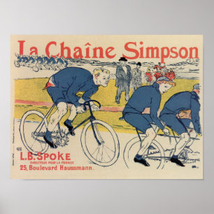 Affiche Toulouse-Lautrec Vélo vintage et