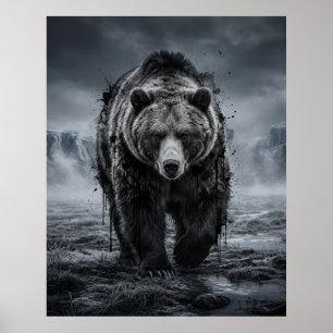 Affiche Toundra de l'ours tacheteur