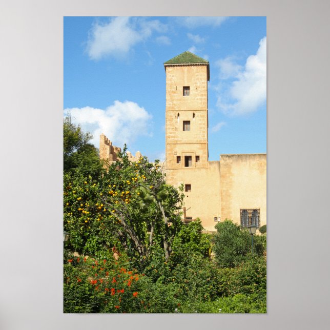 Affiche Tour à Rabat, Maroc (Devant)