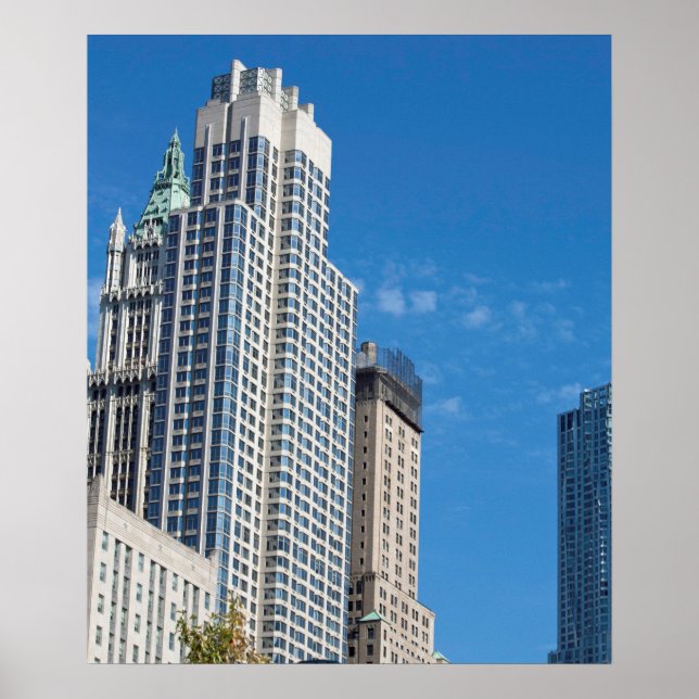 Affiche Tour Barclay Manhattan New York City (Devant)