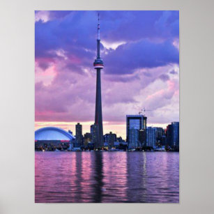 Affiche Tour CN : Vue de Centre Island Toronto