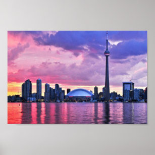 Affiche Tour CN : Vue de Centre Island Toronto