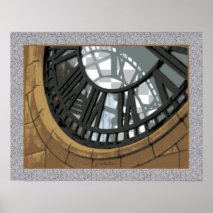 Affiche Tour d'Affiche-Horloge, Wellington, Nouvelle