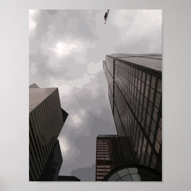 Affiche Tour dans la ville. (Devant)