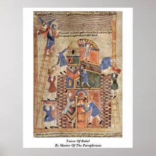 Affiche Tour De Babel Par Maître Des Paraphrases