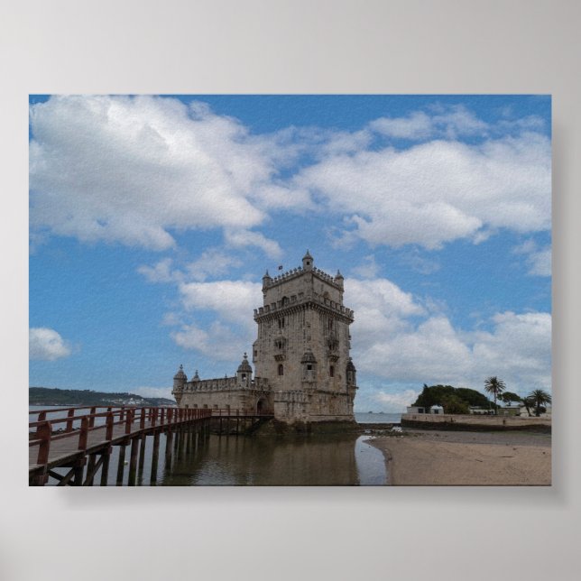 Affiche Tour de Belem à Lisbonne (Devant)