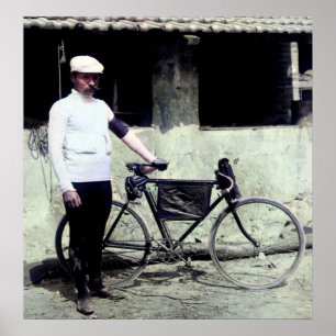 Affiche Tour De France 1903 Maurice Garin Colorisé