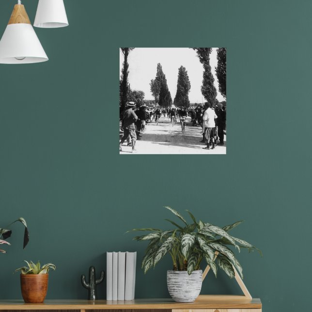 Affiche Tour de France 1903 Première Étape Arrivée à Borde (Salon 1)