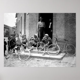 Affiche Tour de France 1921 Après L'Étape Bière