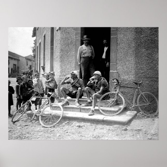 Affiche Tour de France 1921 Après L'Étape Bière (Devant)