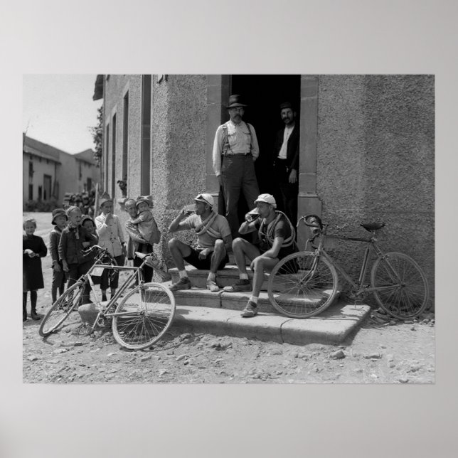 Affiche Tour de France 1921 Après l'étape Heure de la bièr (Devant)
