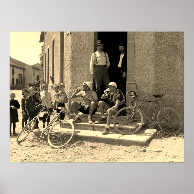 Affiche Tour de France 1921 Après l'étape Heure de la bièr (Devant)