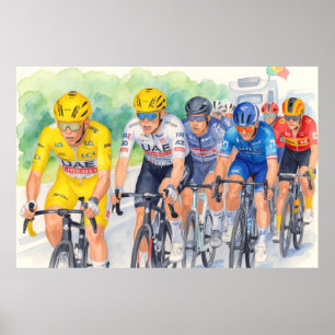 Affiche Tour de France du gagnant de Jasper Philipsen Stag