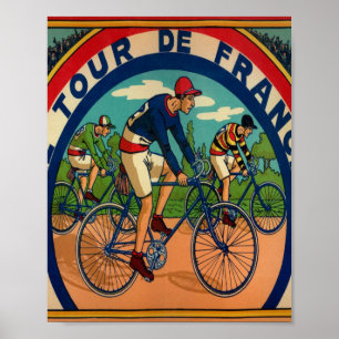 Affiche Tour De France Vintage