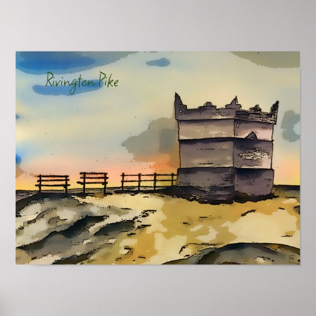 Affiche Tour de guet Rivington Pike (Devant)